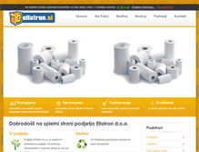 Tablet Screenshot of ellatron.si